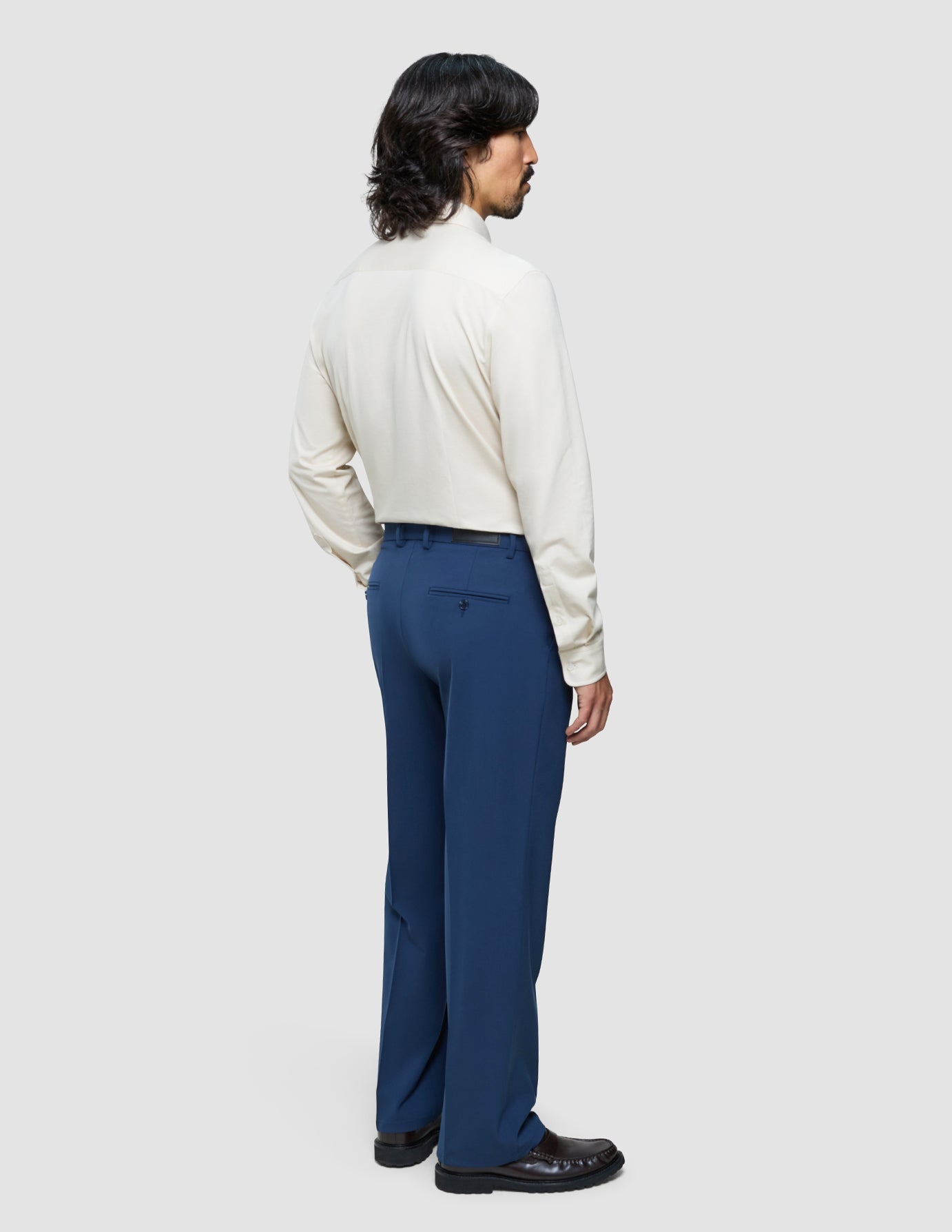Essential Suit Pants Relaxed Fit Marine Blue